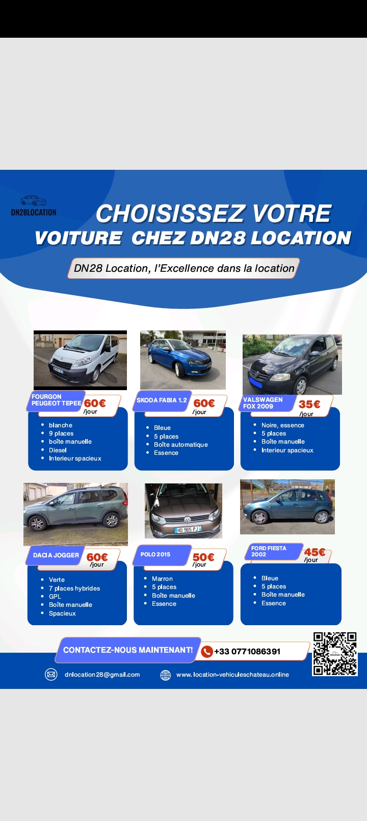 Location voitures 28 entre particuliers