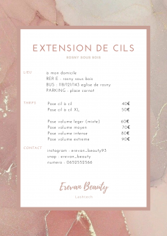 Service extension de cils entre particuliers