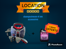 Louer la shampouineuse