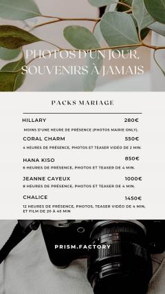 Service : photographie Service : photographie