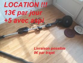 Louer la ponceuse