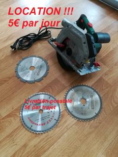 Location : scie circulaire Location : scie circulaire