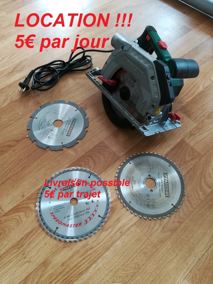 Location scie circulaire 69 entre particuliers
