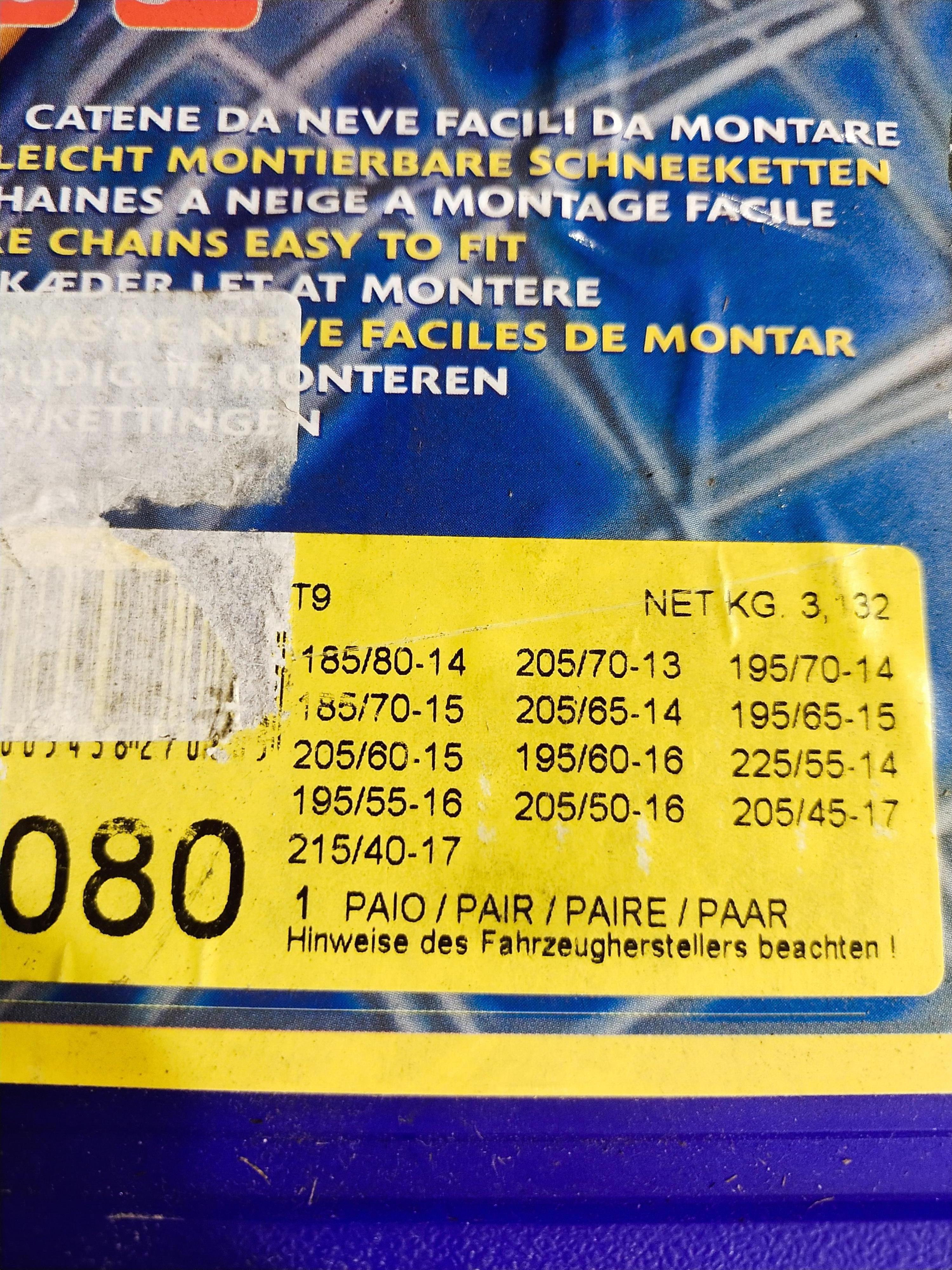 Location chaine a neige 60 entre particuliers