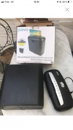 Location : broyeur papier Location : broyeur papier
