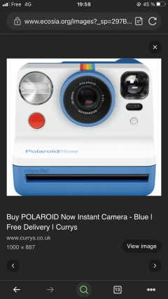 Location appareil photo polaroid entre particuliers