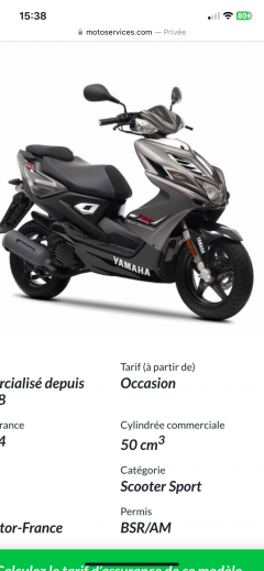 Louer le scooter
