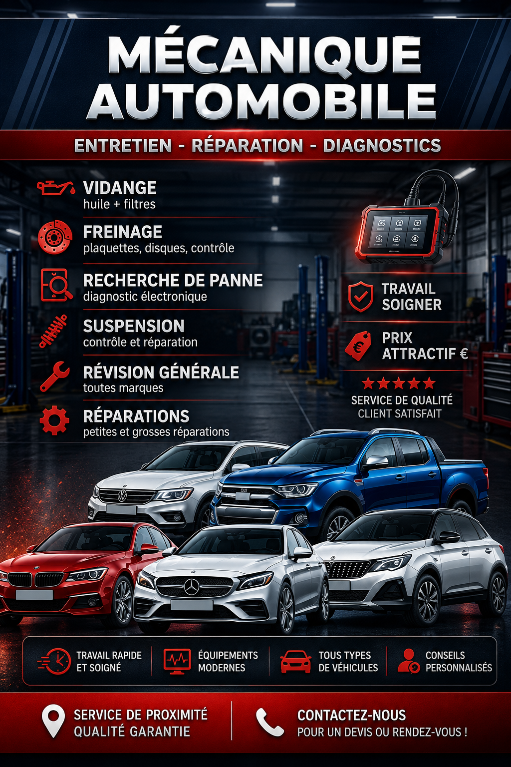 Service mecanique auto 59 entre particuliers