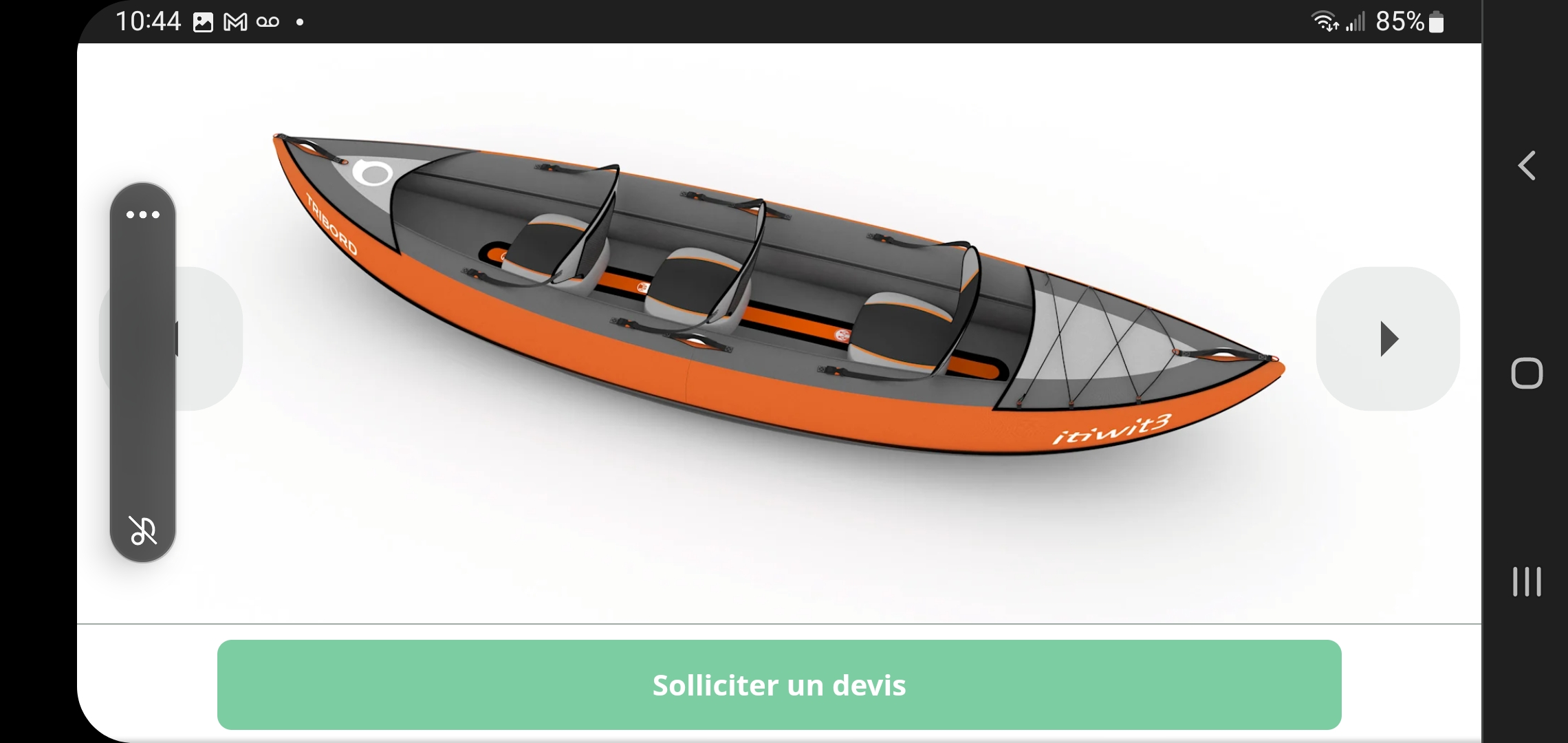 Location kayak 33 entre particuliers