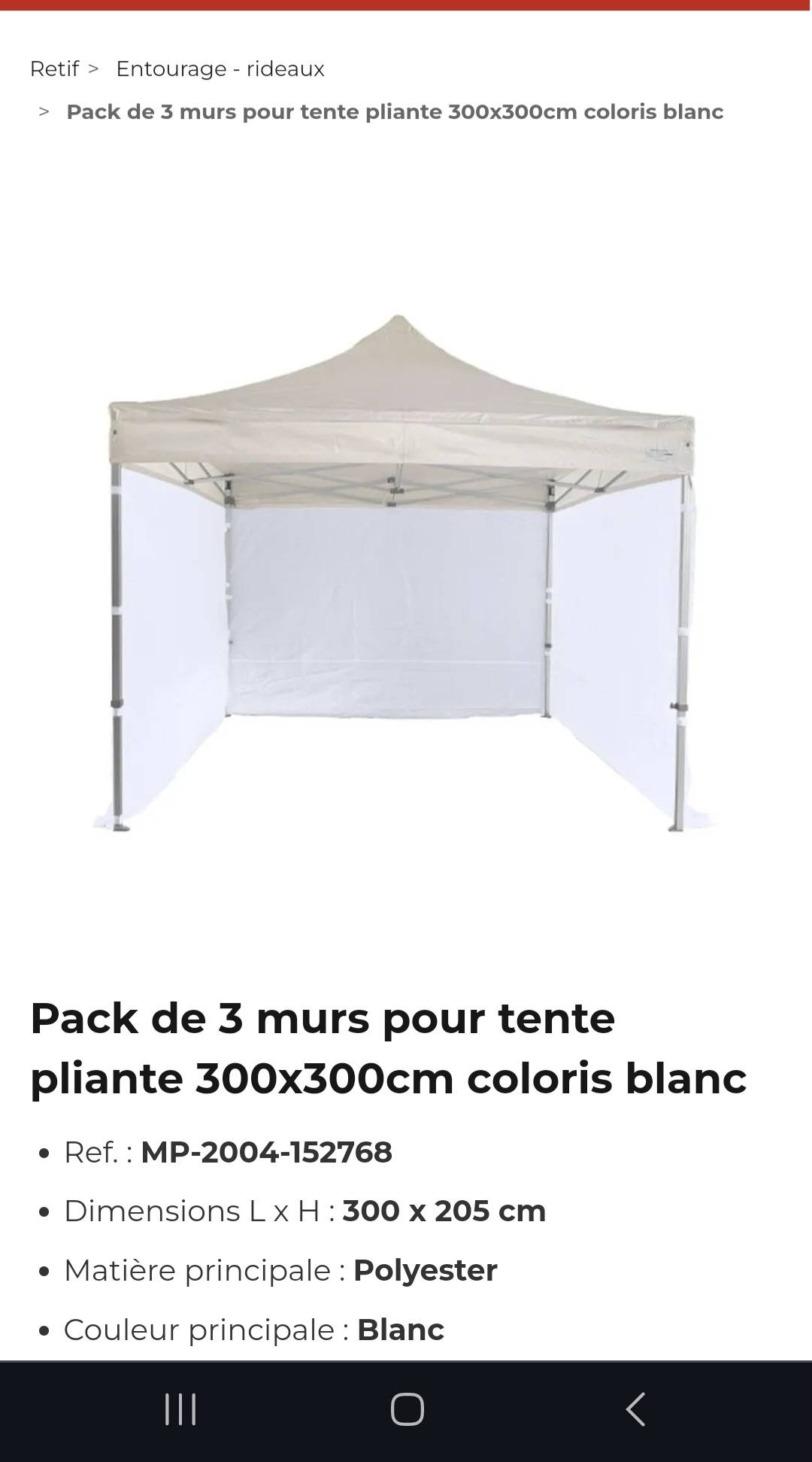 Location tente reception 41 entre particuliers