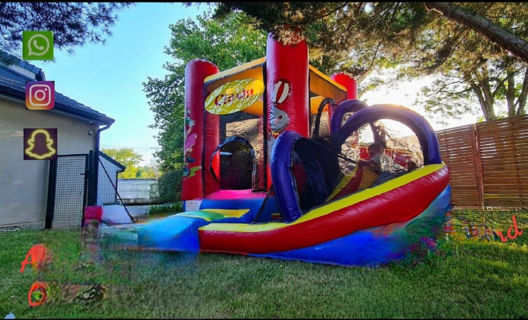 Location chateau gonflable 77 entre particuliers