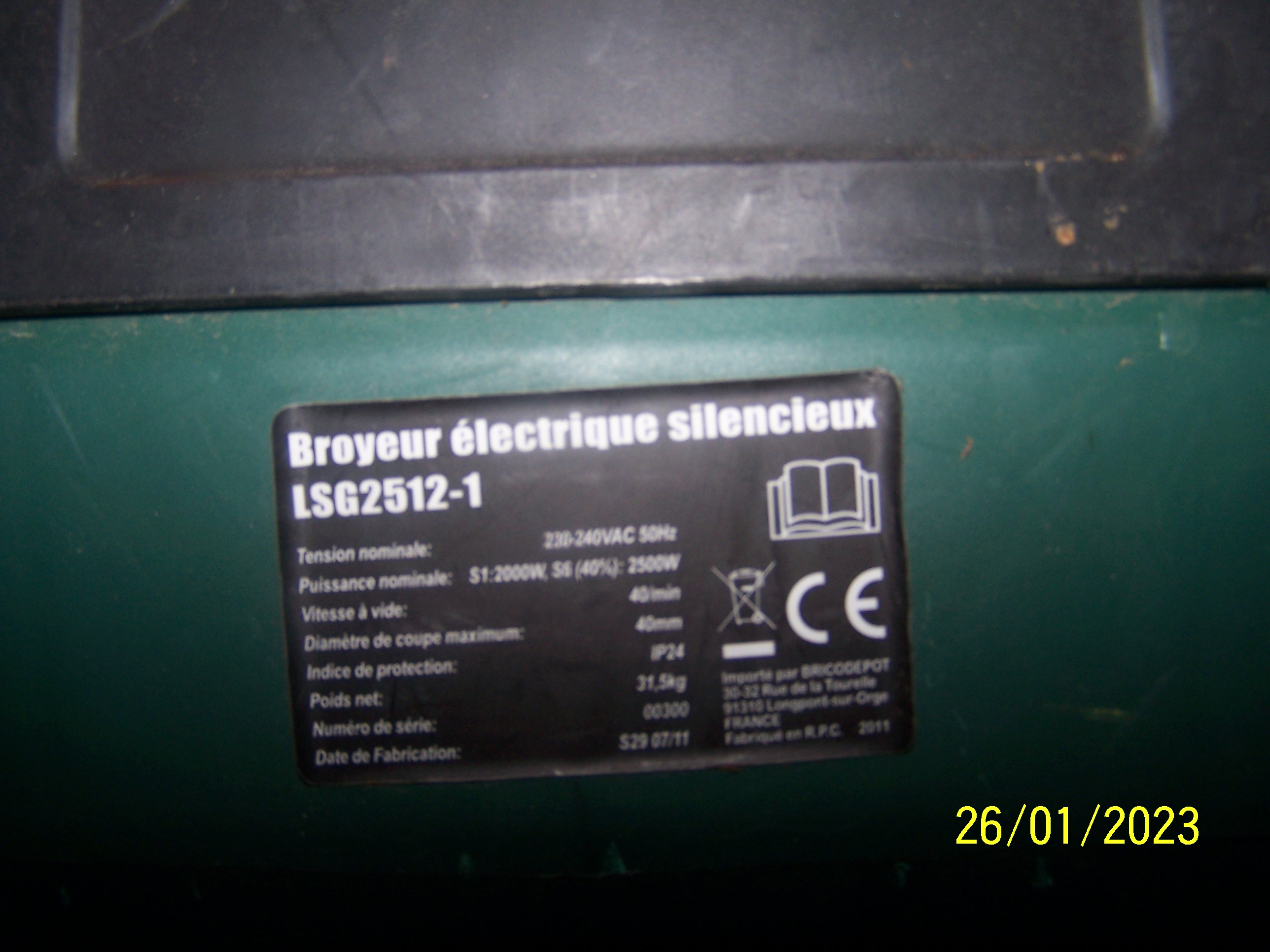 Location broyeur a vegetaux 62 entre particuliers