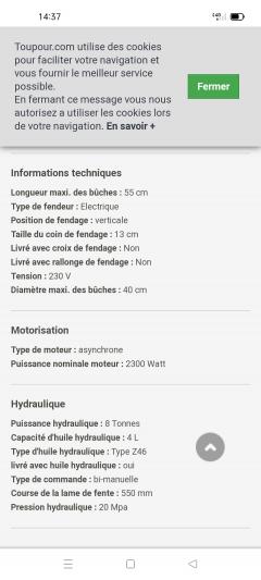 Location : fendeur de buches Location : fendeur de buches