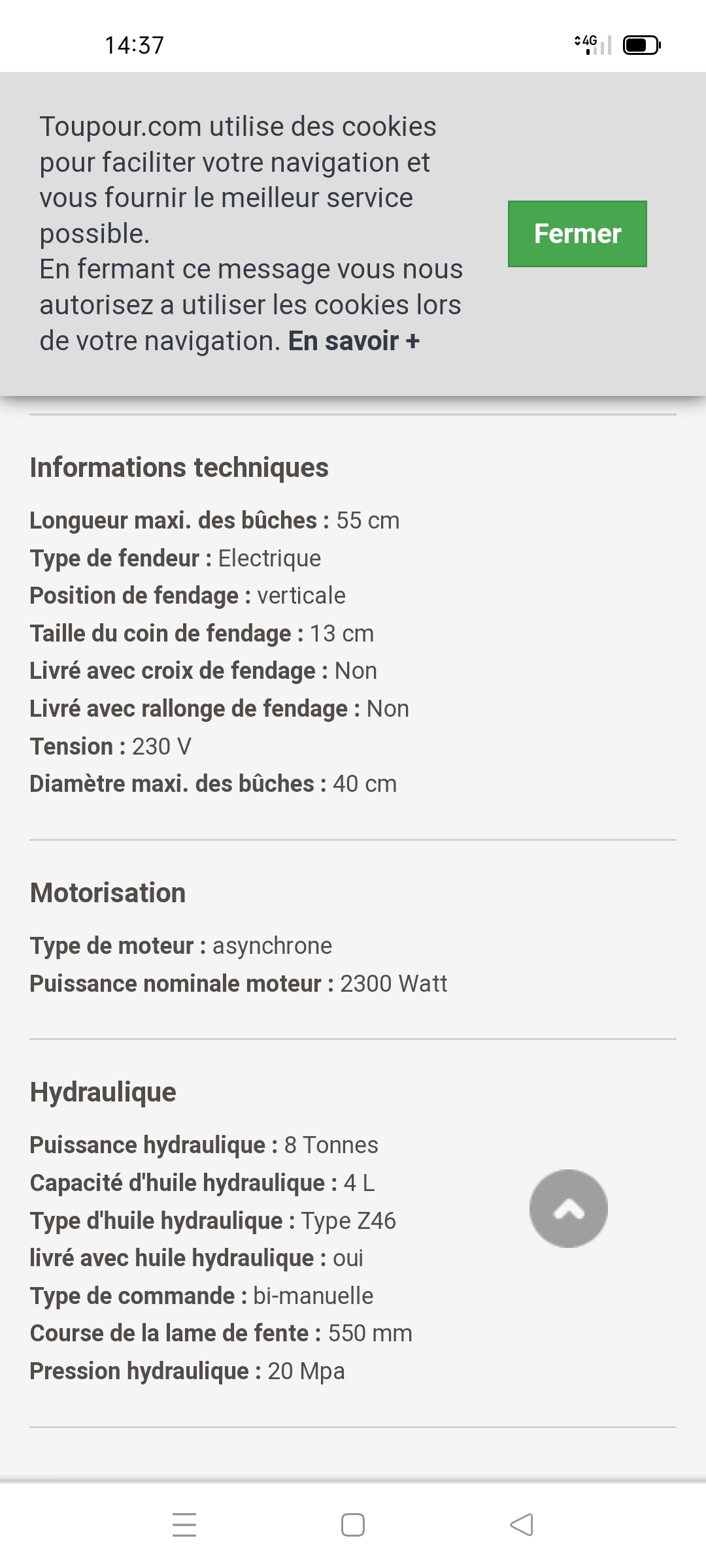 Location fendeur de buches 62 entre particuliers
