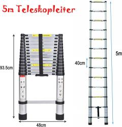 Echelle Telescopique, échelle Pliable, 2,6 mètre(s), en 131, Charge  maximale: 150 kg - Echelle, escabeau - Achat moins cher