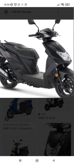 Louer le scooter