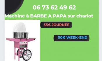 Location machine barbe a papa entre particuliers