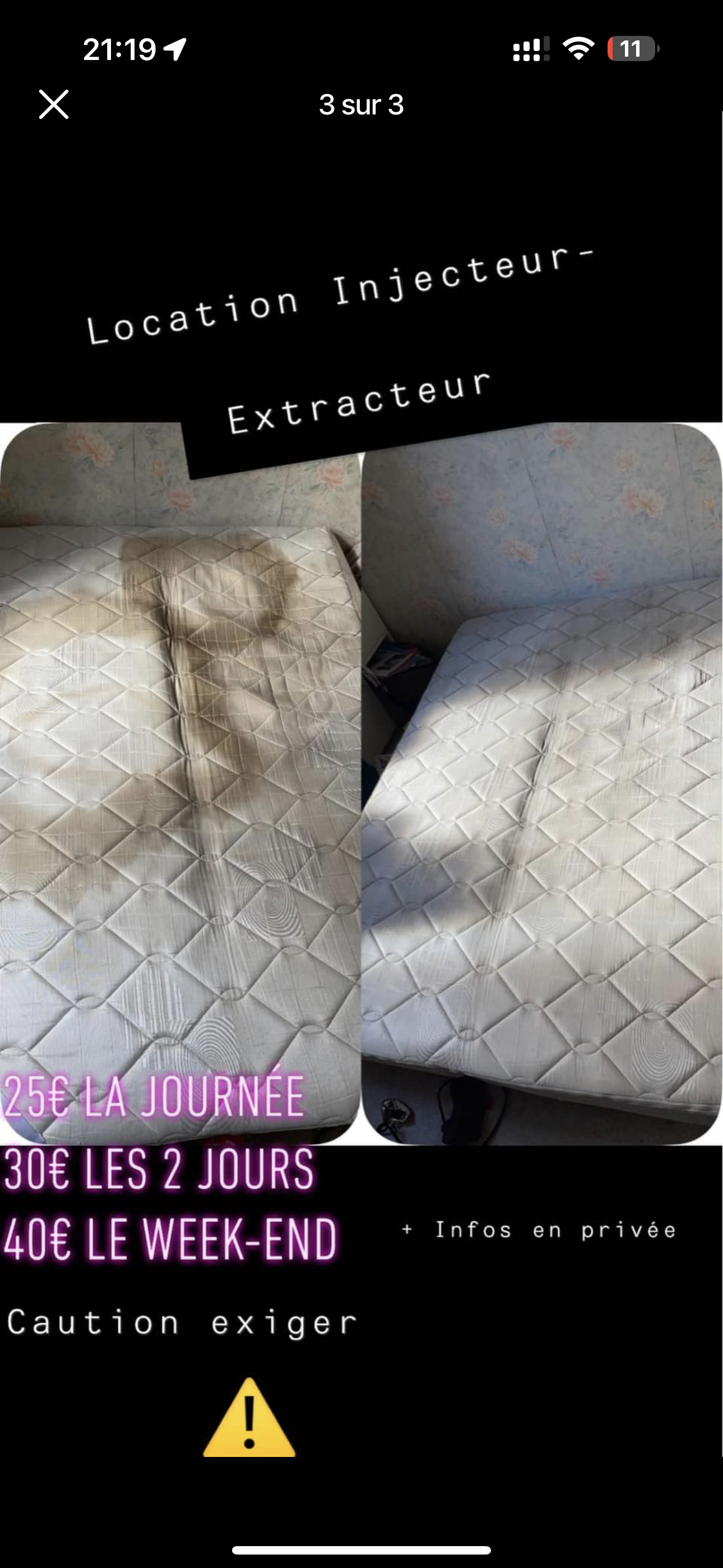 Location injecteur extracteur 76 entre particuliers