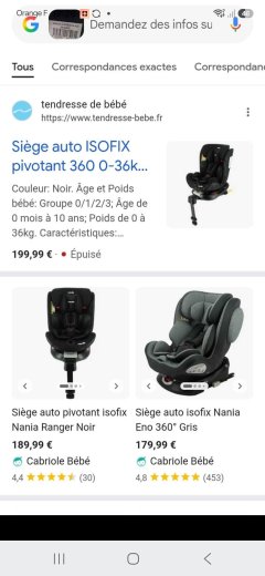 Location : siege auto enfant