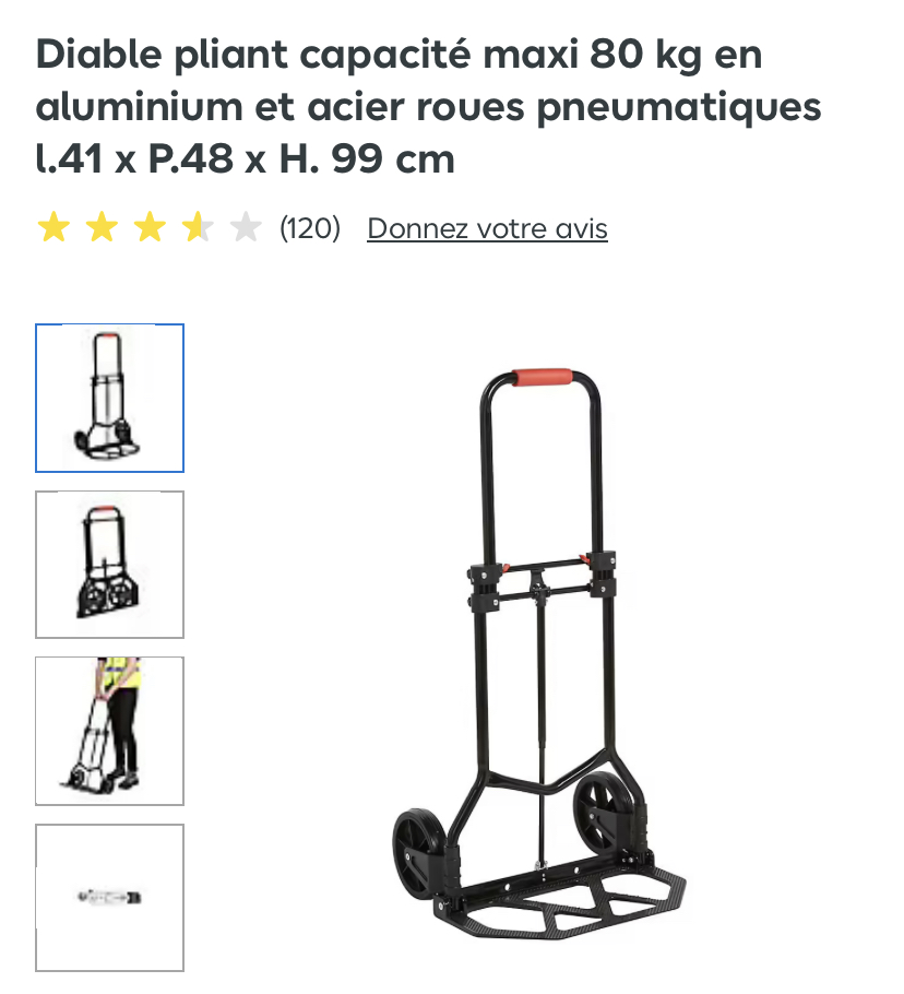 Location diable 69 entre particuliers