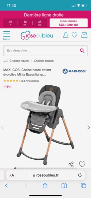 Location chaise haute 33 entre particuliers