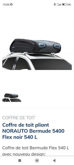 Louer le coffre de toit