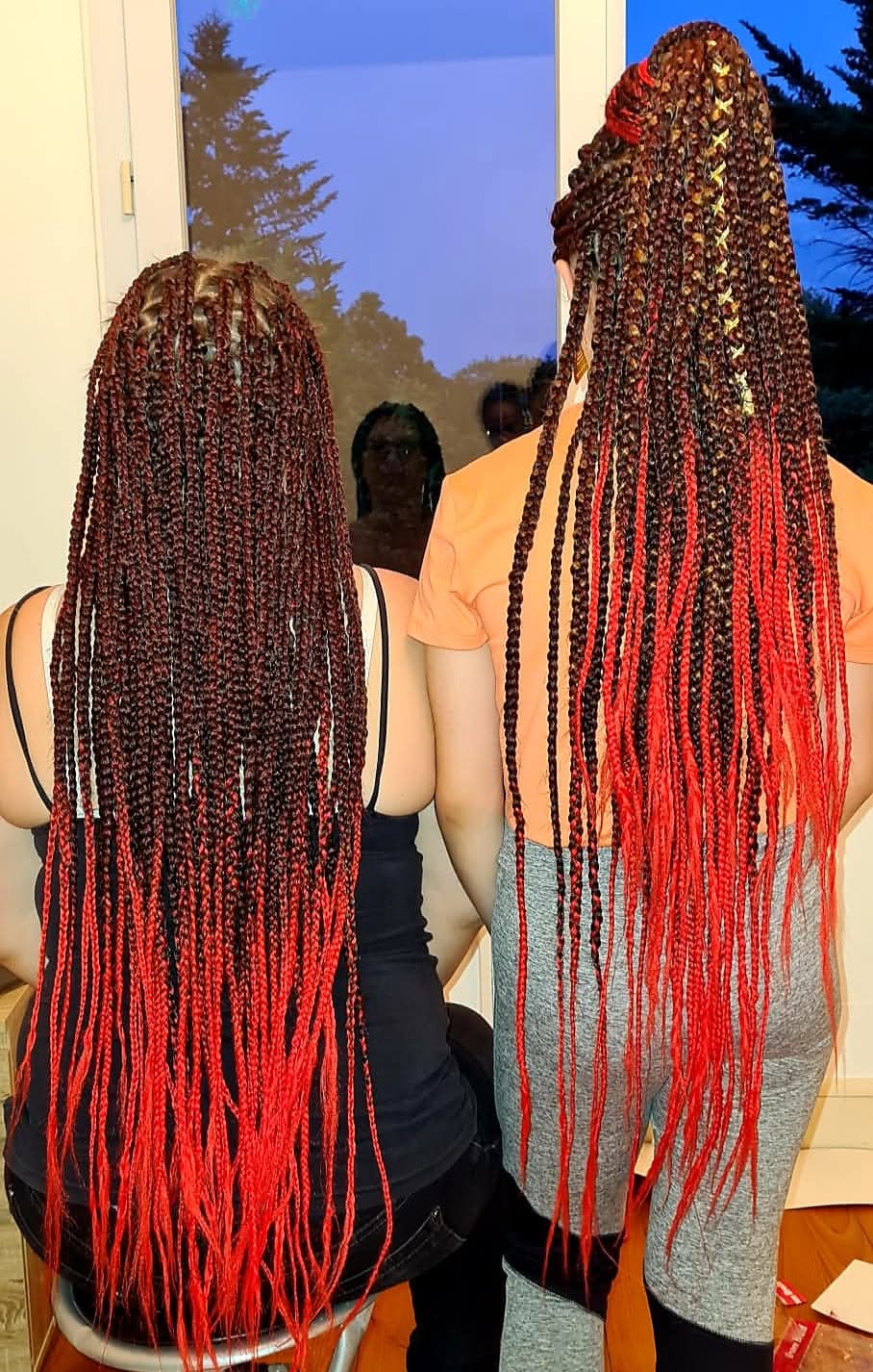 Service African braids between individuals (17)