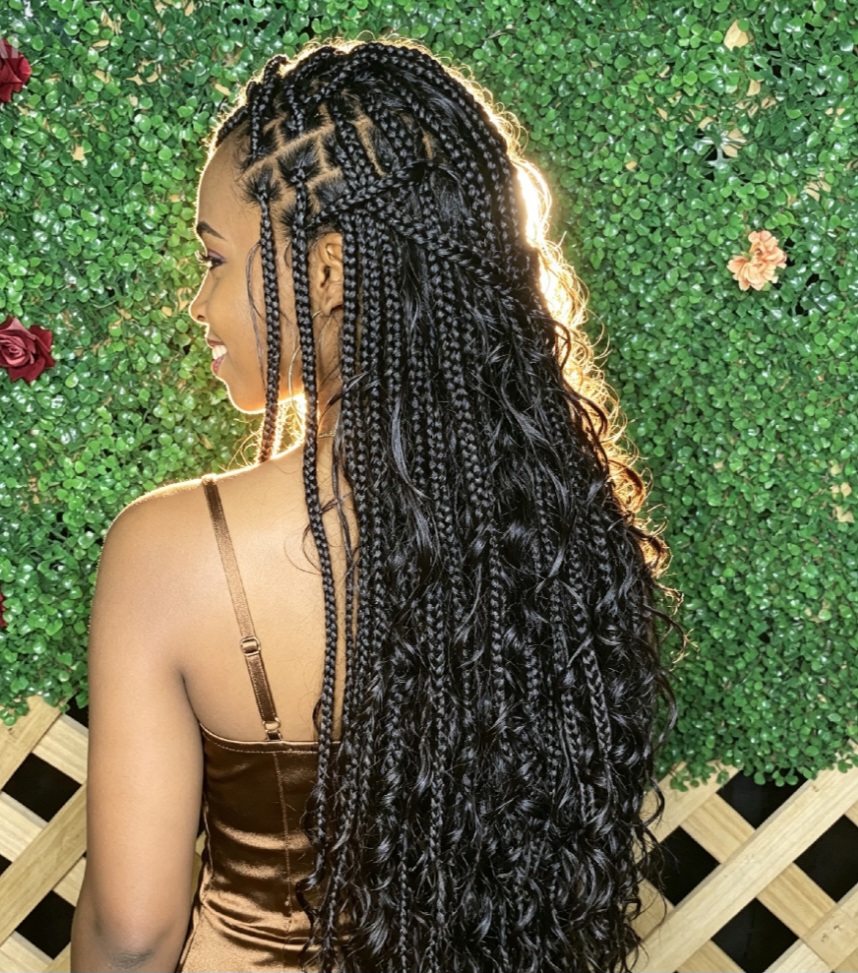 Service African braids between individuals (17)