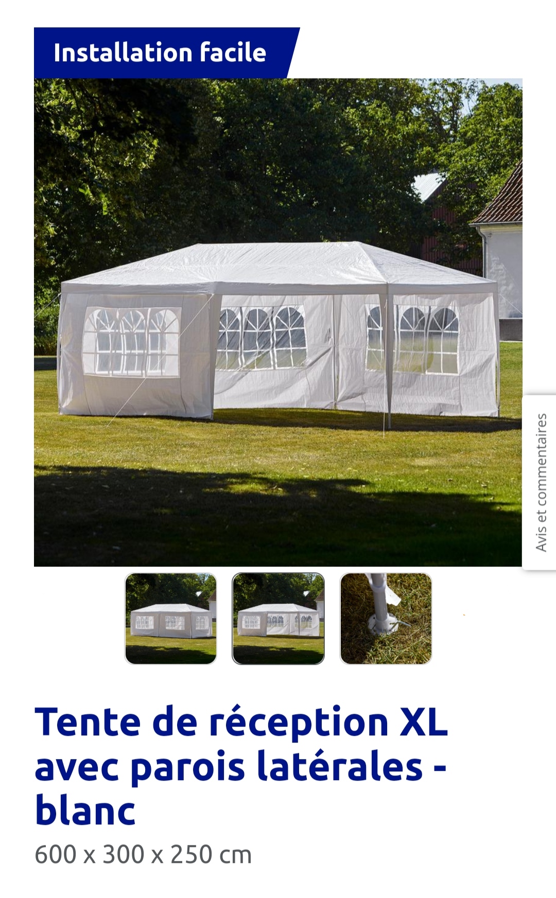Location tente reception 59 entre particuliers