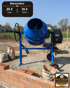 Location : betonniere