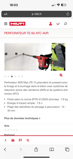 Louer le perforateur