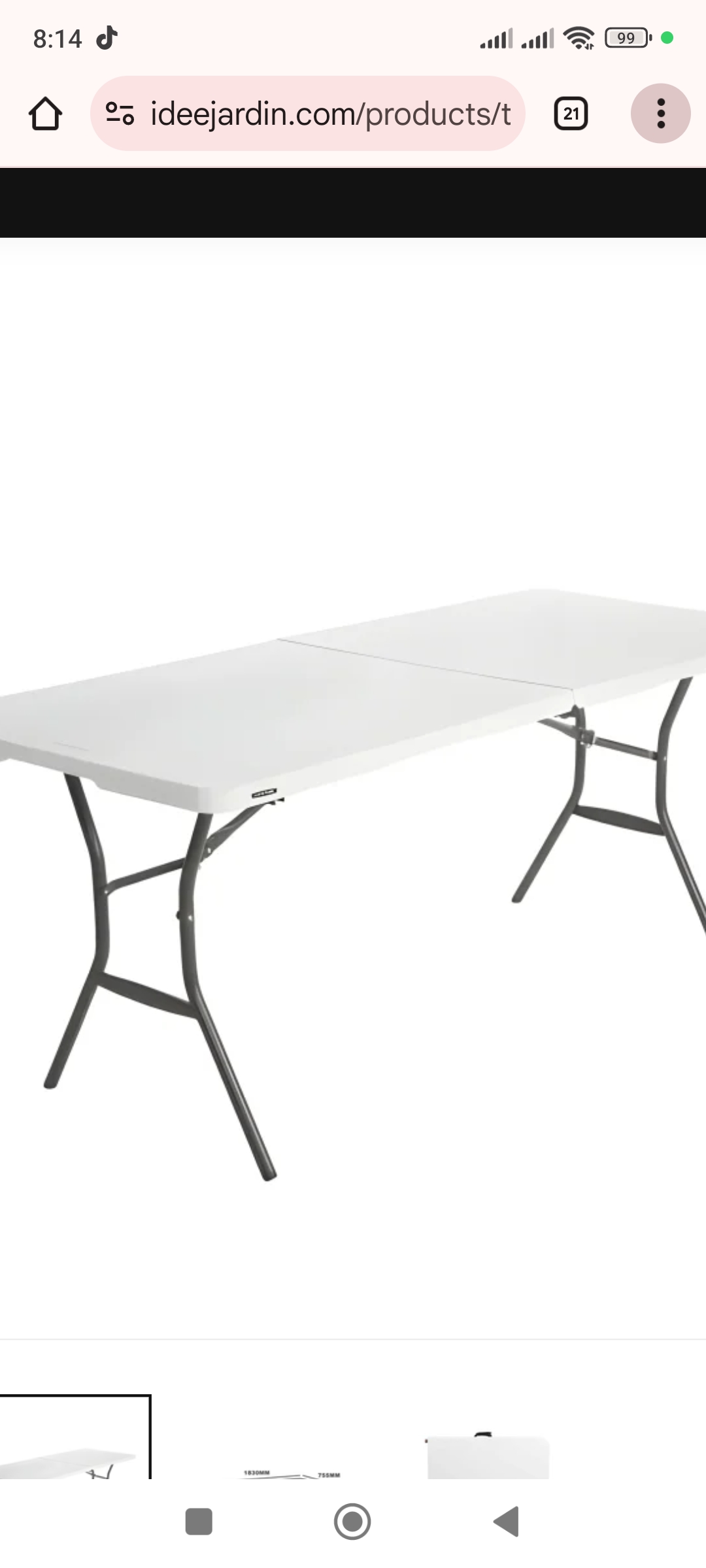 Location table de reception 81 entre particuliers