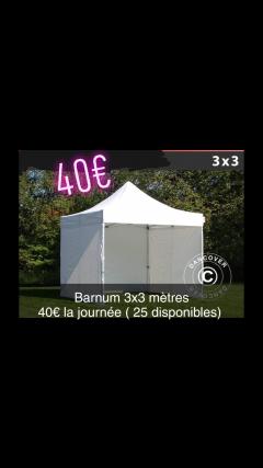 Louer le barnum
