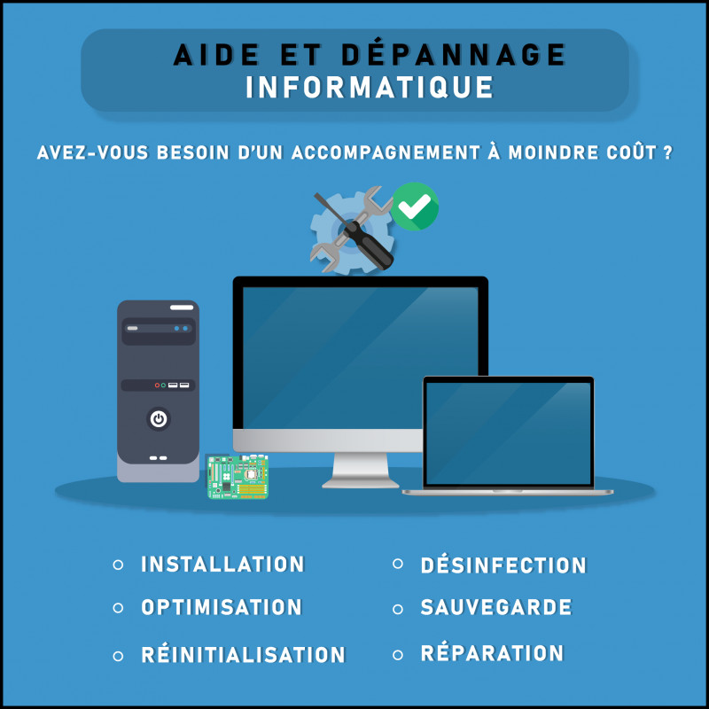 Service depannage informatique 73 entre particuliers