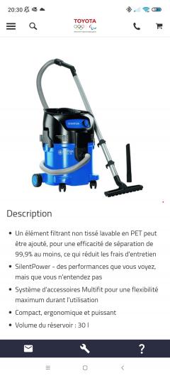Louer l'aspirateur