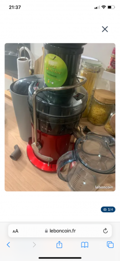 Louer la centrifugeuse