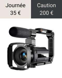 Louer le caméscope