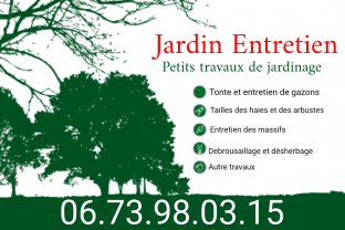 Service entretien jardin entre particuliers