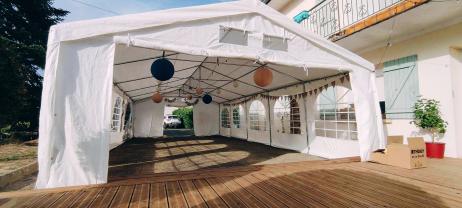 Location : tente reception Location : tente reception