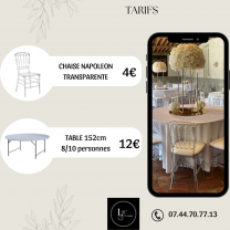 Louer ces chaises