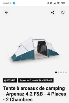 Louer la tente