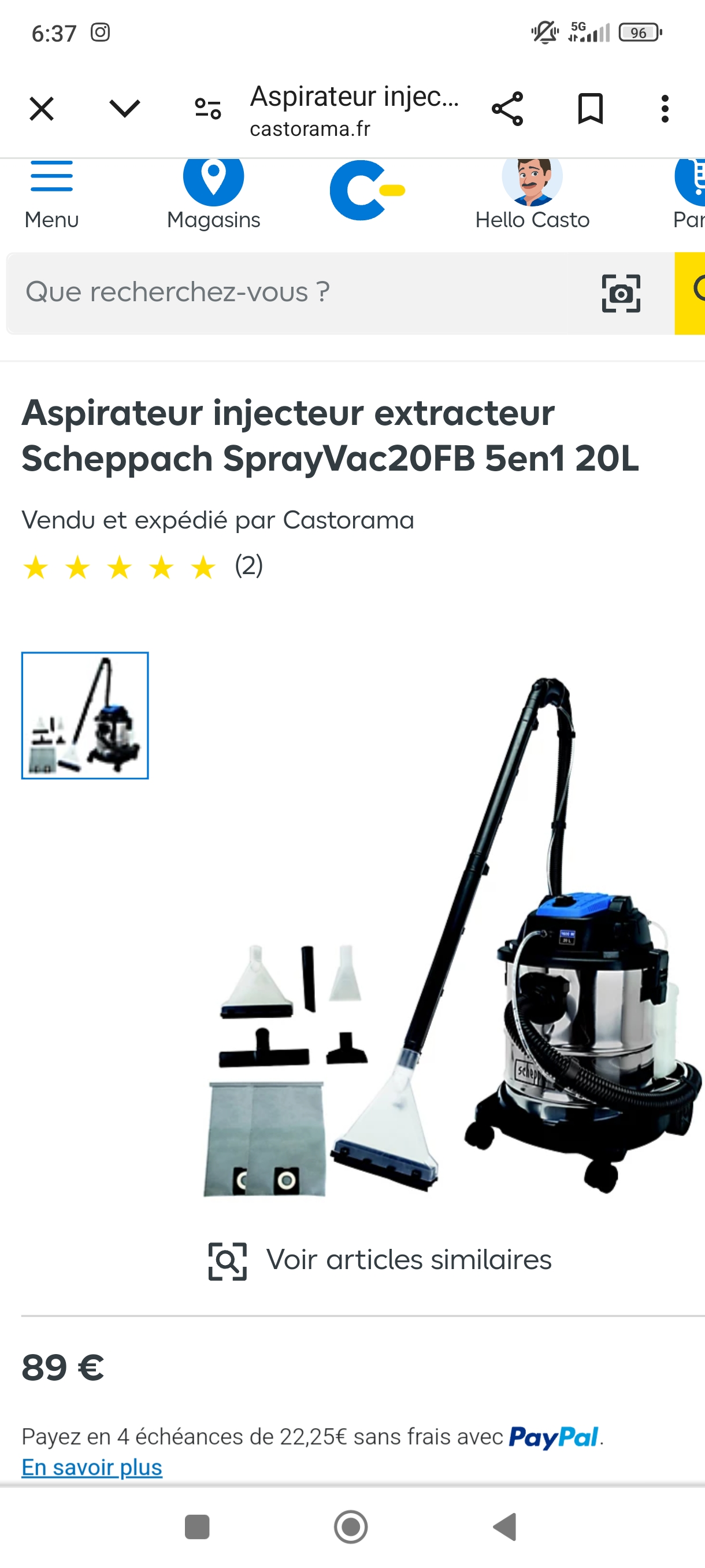 Location injecteur extracteur 64 entre particuliers