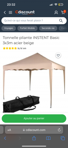 Louer le barnum