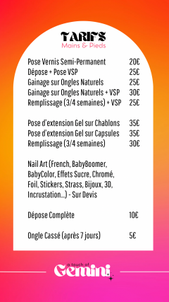 Service prothesiste ongulaire entre particuliers
