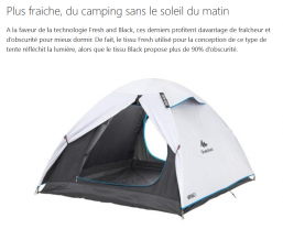 Louer la tente
