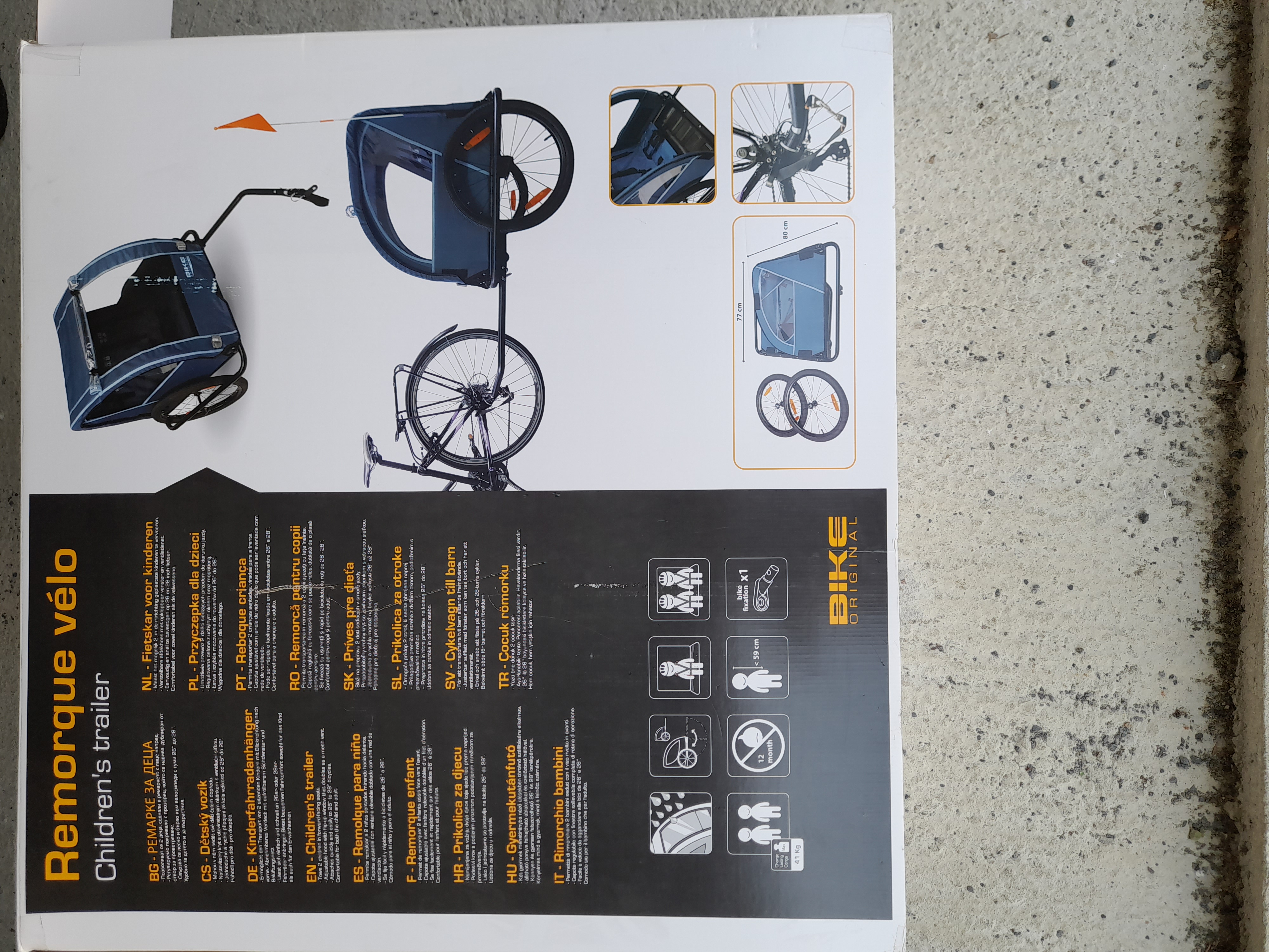 Location remorque velo 49 entre particuliers