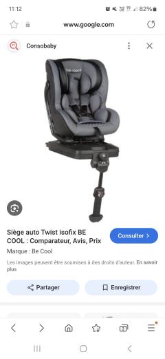Location siege auto enfant entre particuliers