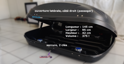 Location : coffre de toit Location : coffre de toit