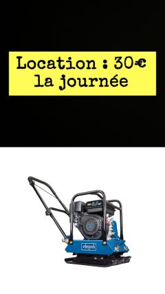 Louer la plaque vibrante