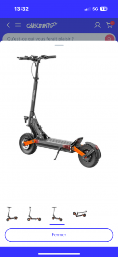 Louer la trottinette